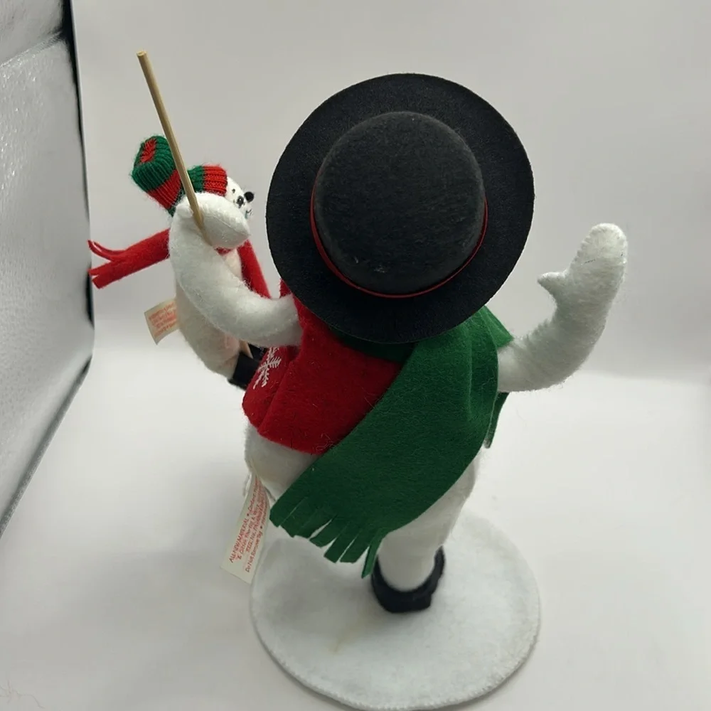 Annalee Snowman with little friend